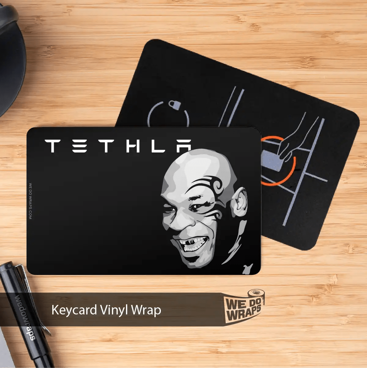 Mike Tethla Keycard Decal Tesla