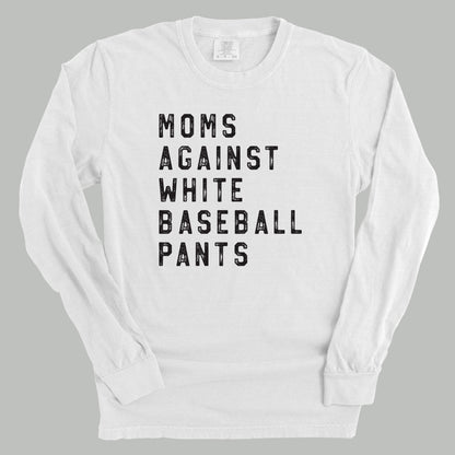 Moms Against White Baseball Pants