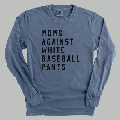 Moms Against White Baseball Pants