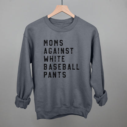 Moms Against White Baseball Pants