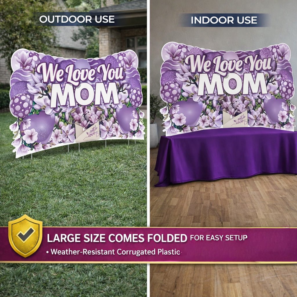 Mother's Day Oversized EZ Yard Cards | 11 pc set