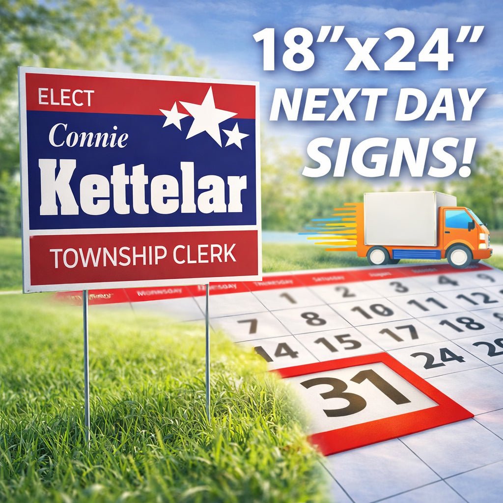 Next Day Yard Signs | 18" x 24"