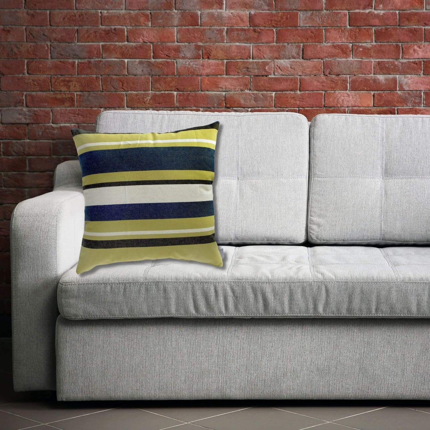 Notre Dame Colors Striped Pillow Cover