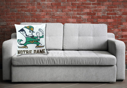Notre Dame Fighting Mascot Irish Pillow Cover