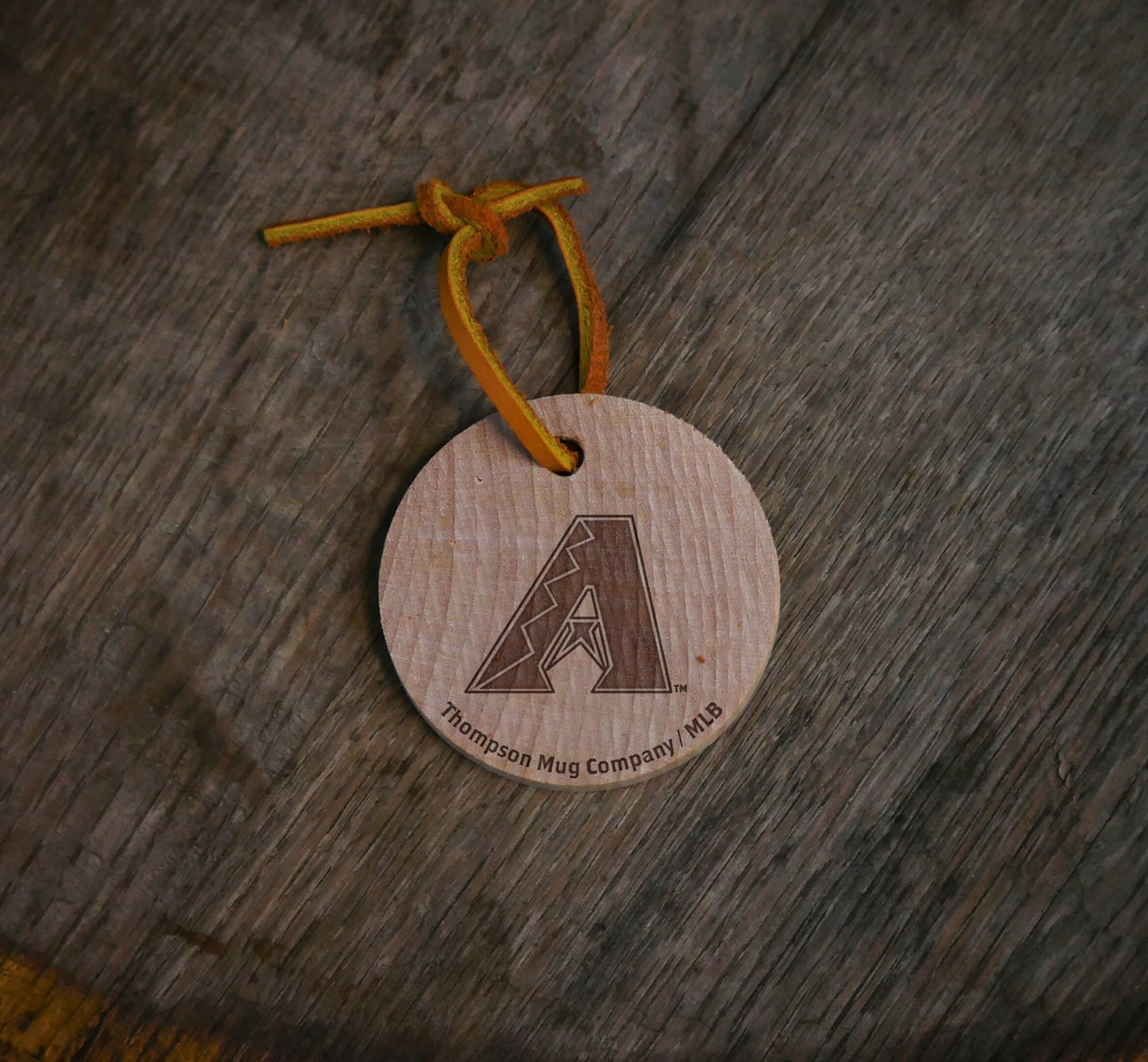 Official MLB Team Bat Slice Ornament – Choose From All 30 Teams | Real Wood Baseball Christmas Ornament | Laser Engraved, Made in the USA