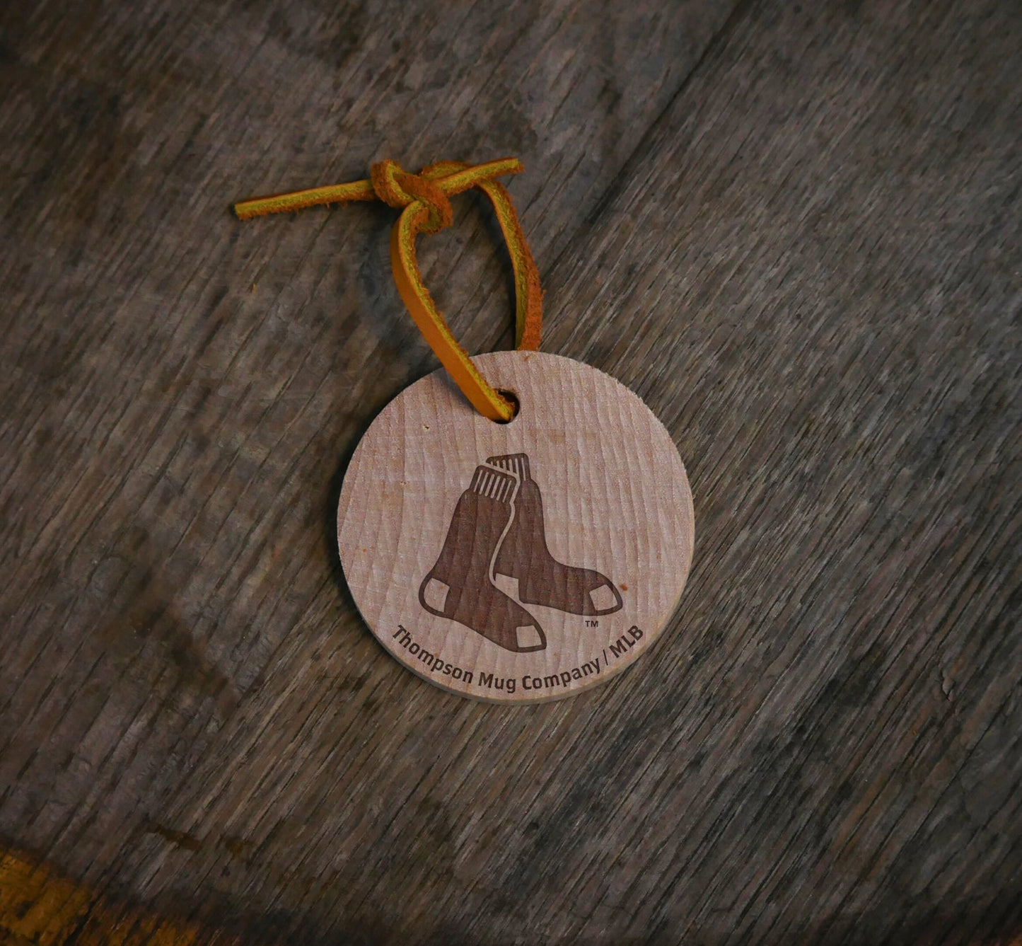 Official MLB Team Bat Slice Ornament – Choose From All 30 Teams | Real Wood Baseball Christmas Ornament | Laser Engraved, Made in the USA