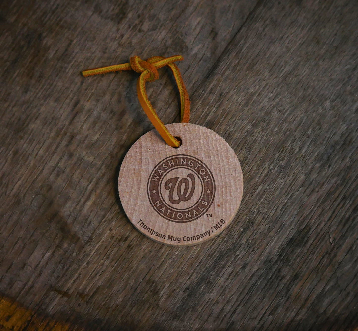 Official MLB Team Bat Slice Ornament – Choose From All 30 Teams | Real Wood Baseball Christmas Ornament | Laser Engraved, Made in the USA