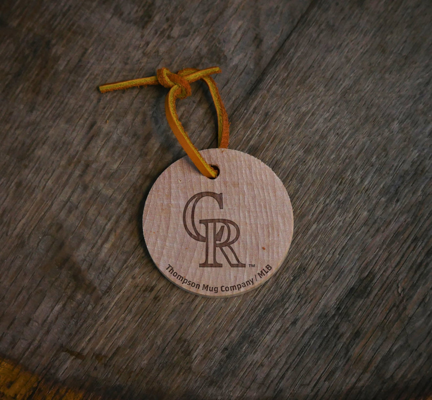 Official MLB Team Bat Slice Ornament – Choose From All 30 Teams | Real Wood Baseball Christmas Ornament | Laser Engraved, Made in the USA