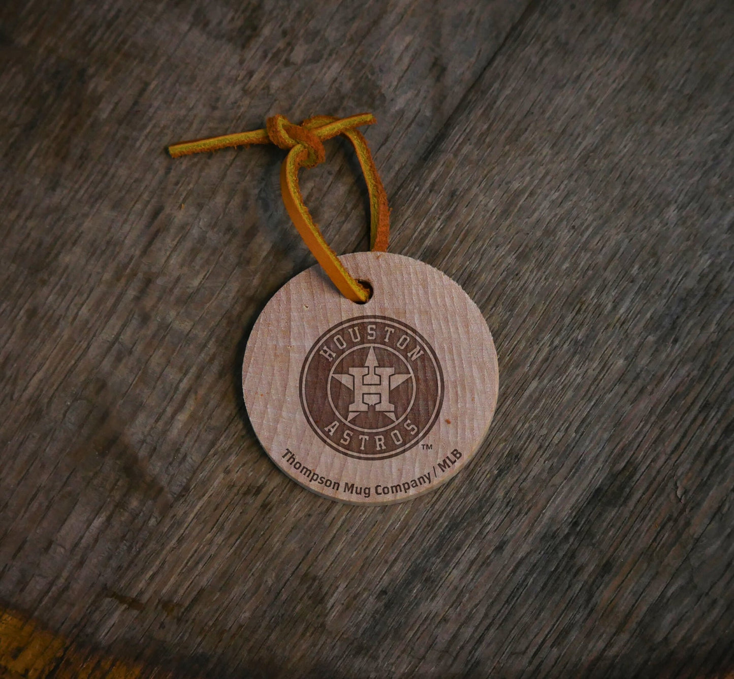 Official MLB Team Bat Slice Ornament – Choose From All 30 Teams | Real Wood Baseball Christmas Ornament | Laser Engraved, Made in the USA