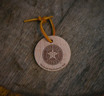 Official MLB Team Bat Slice Ornament – Choose From All 30 Teams | Real Wood Baseball Christmas Ornament | Laser Engraved, Made in the USA