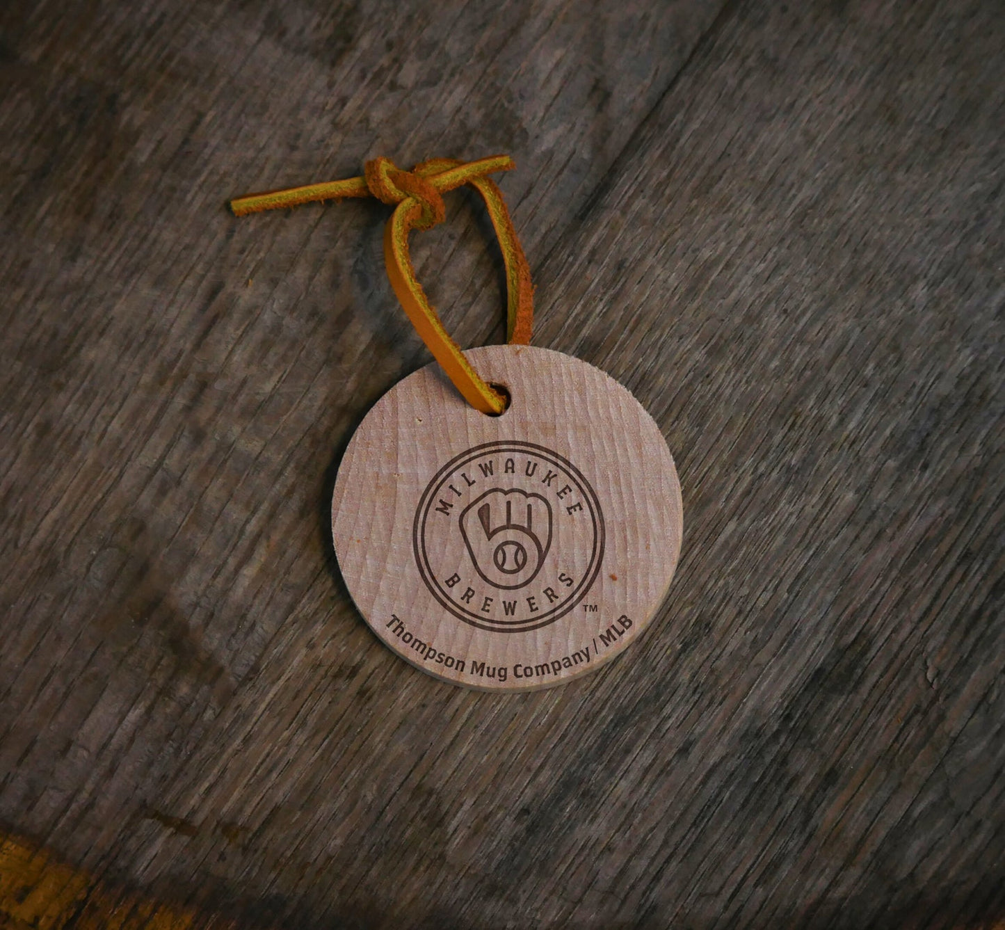 Official MLB Team Bat Slice Ornament – Choose From All 30 Teams | Real Wood Baseball Christmas Ornament | Laser Engraved, Made in the USA