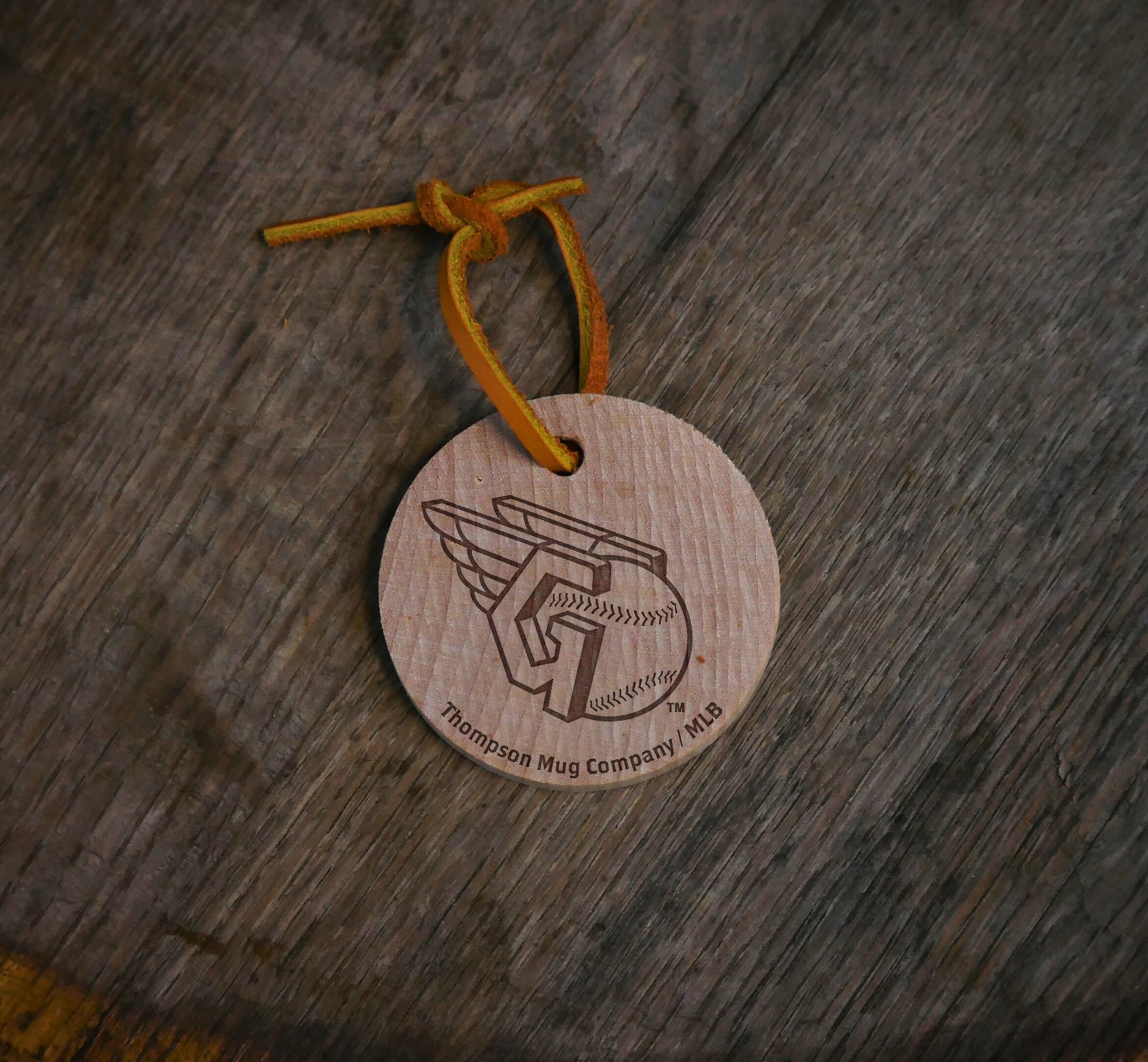 Official MLB Team Bat Slice Ornament – Choose From All 30 Teams | Real Wood Baseball Christmas Ornament | Laser Engraved, Made in the USA