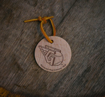 Official MLB Team Bat Slice Ornament – Choose From All 30 Teams | Real Wood Baseball Christmas Ornament | Laser Engraved, Made in the USA