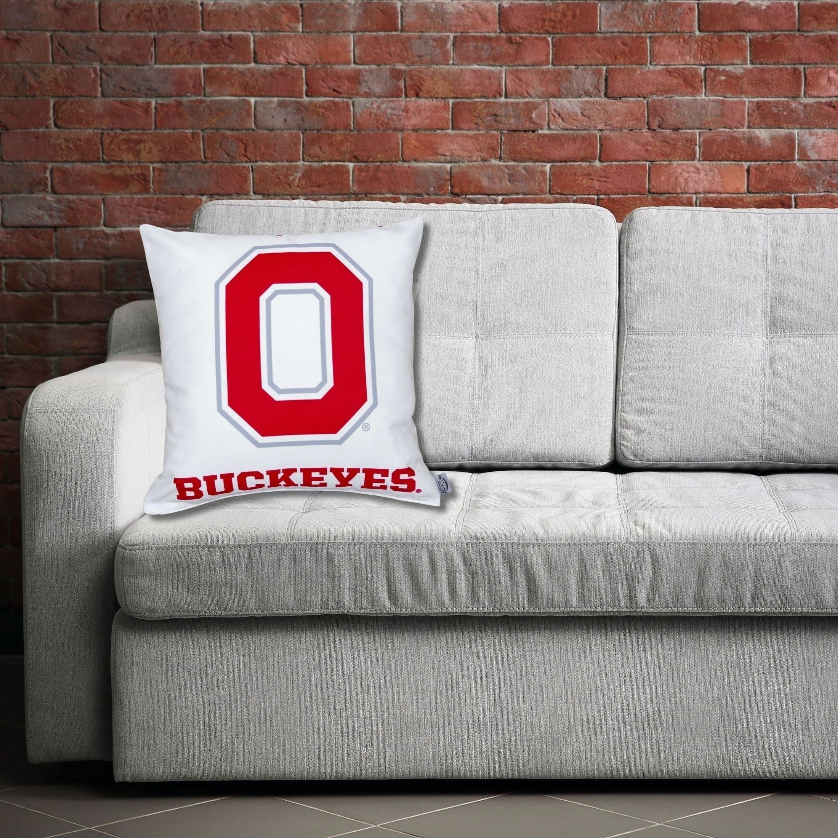 Ohio State Buckeyes Block O Pillow Cover