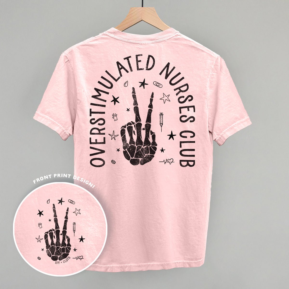 Overstimulated Nurses Club (Back Print)