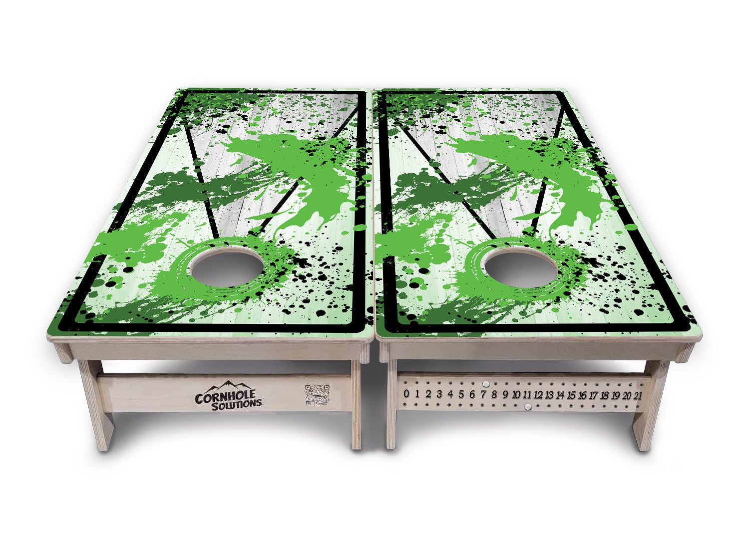 Paint Splatter Cornhole Boards - Professional Tournament Series