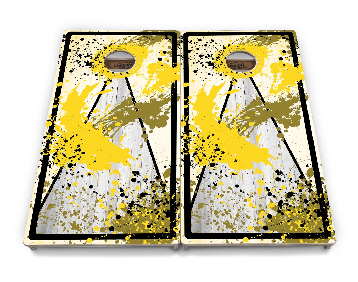 Paint Splatter Cornhole Boards - Professional Tournament Series