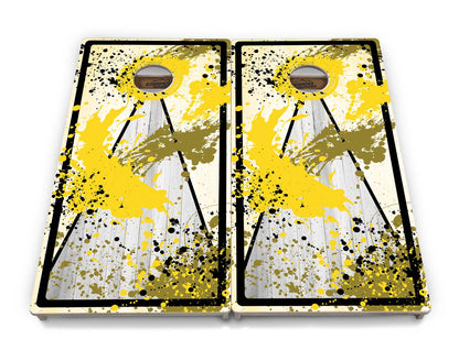 Paint Splatter Cornhole Boards - Professional Tournament Series