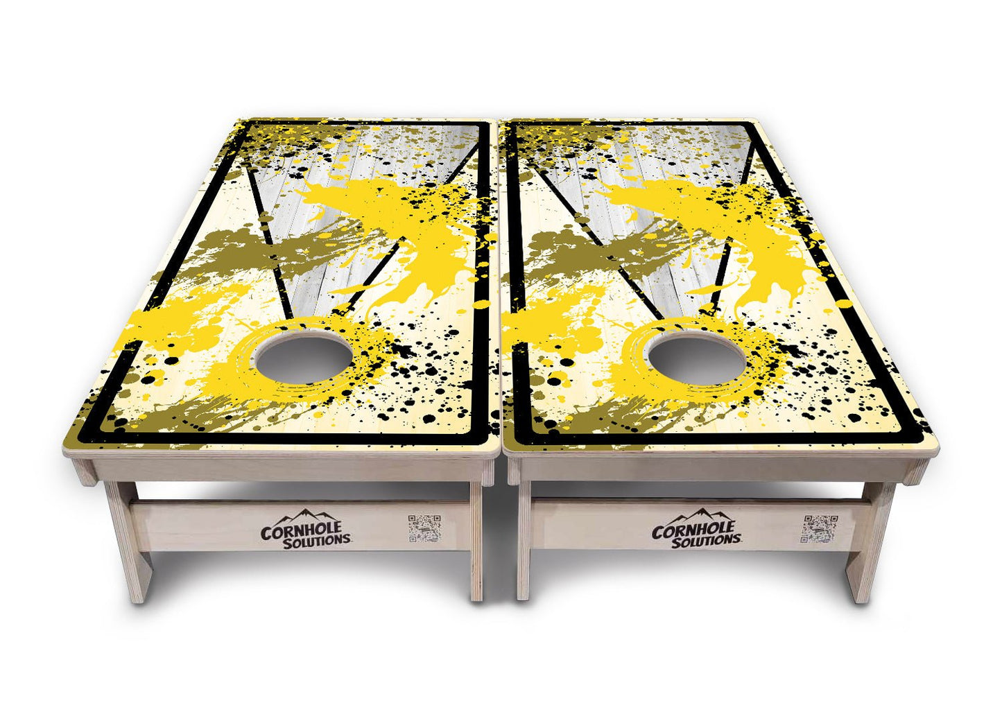 Paint Splatter Cornhole Boards - Professional Tournament Series