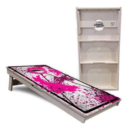 Paint Splatter Cornhole Boards - Professional Tournament Series