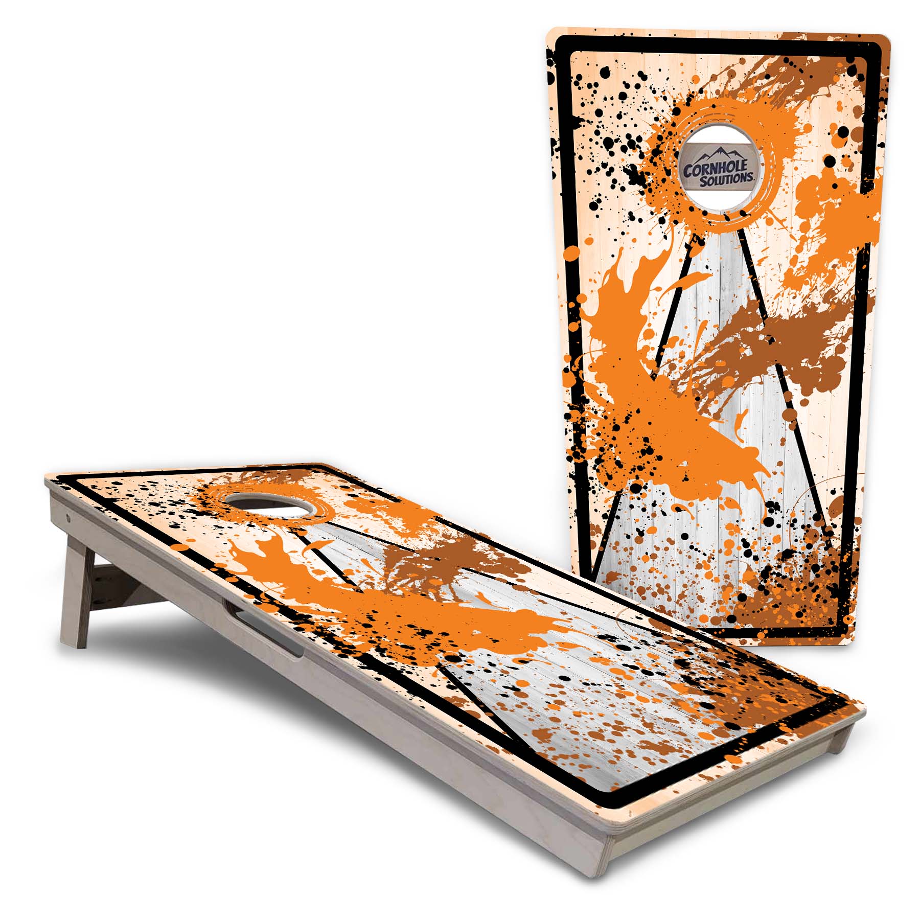 Paint Splatter Cornhole Boards - Professional Tournament Series