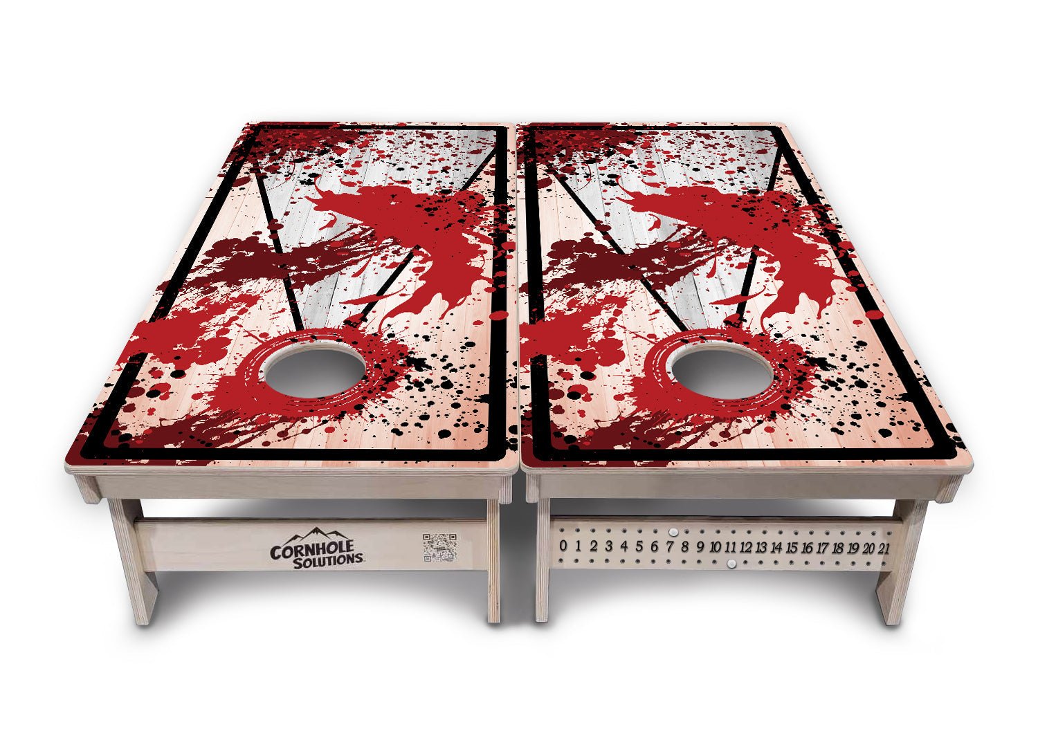 Paint Splatter Cornhole Boards - Professional Tournament Series