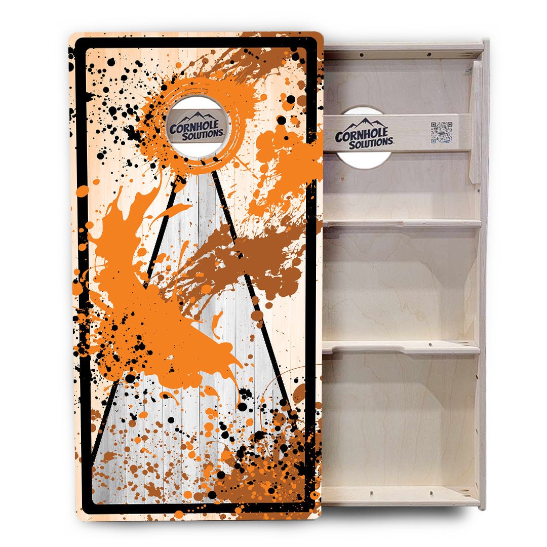 Paint Splatter Cornhole Boards - Professional Tournament Series