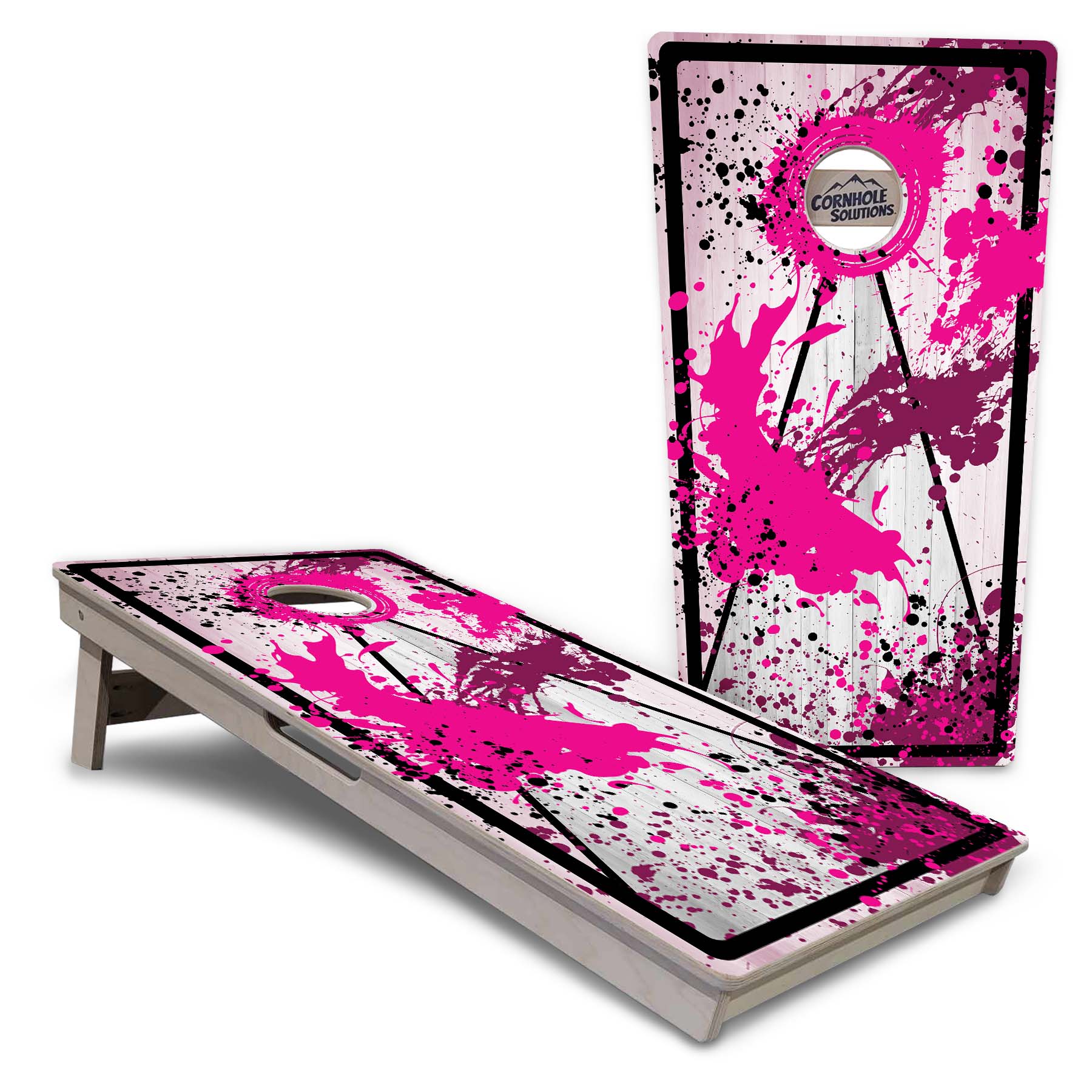 Paint Splatter Cornhole Boards - Professional Tournament Series