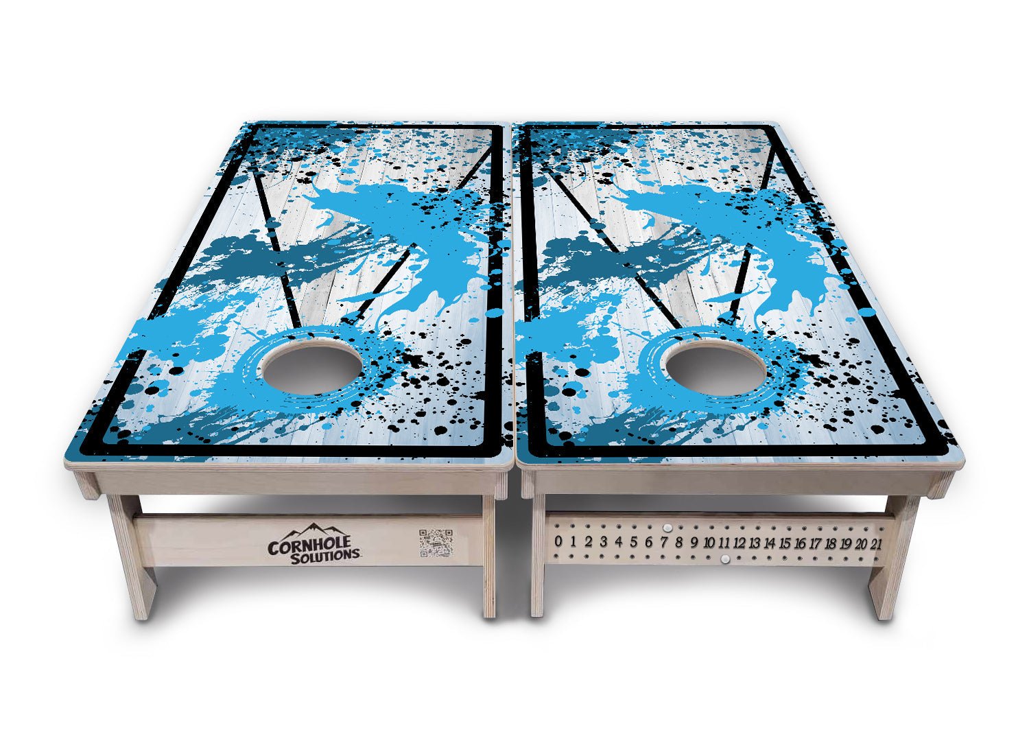 Paint Splatter Cornhole Boards - Professional Tournament Series