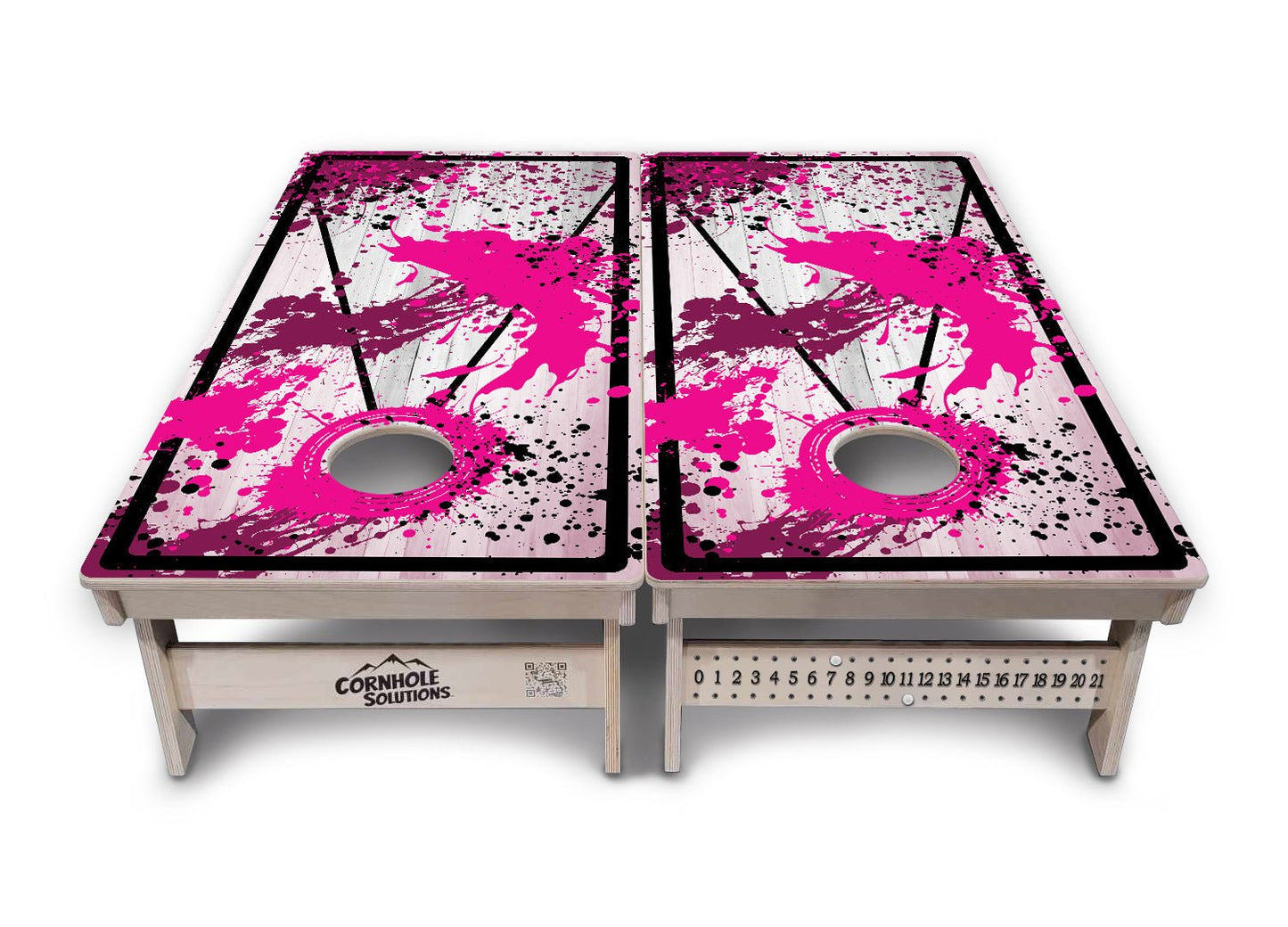 Paint Splatter Cornhole Boards - Professional Tournament Series