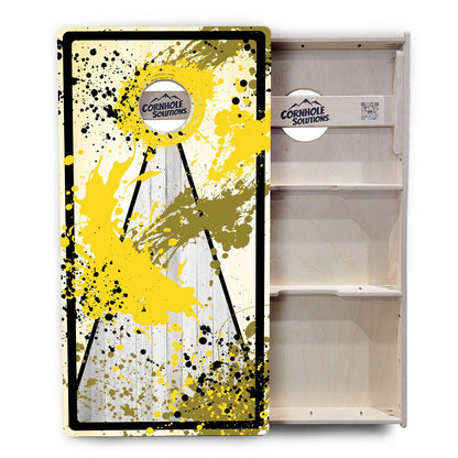 Paint Splatter Cornhole Boards - Professional Tournament Series