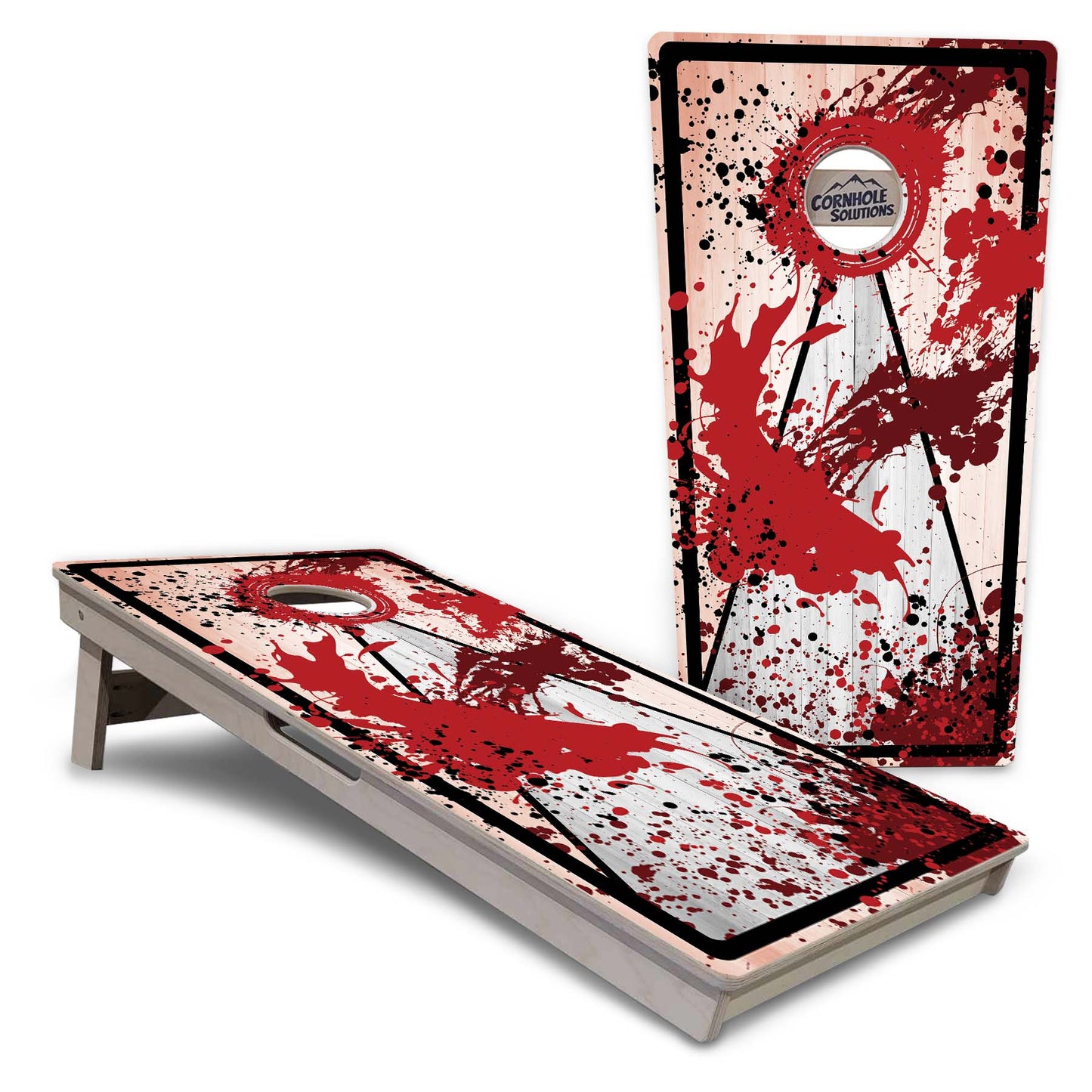 Paint Splatter Cornhole Boards - Professional Tournament Series