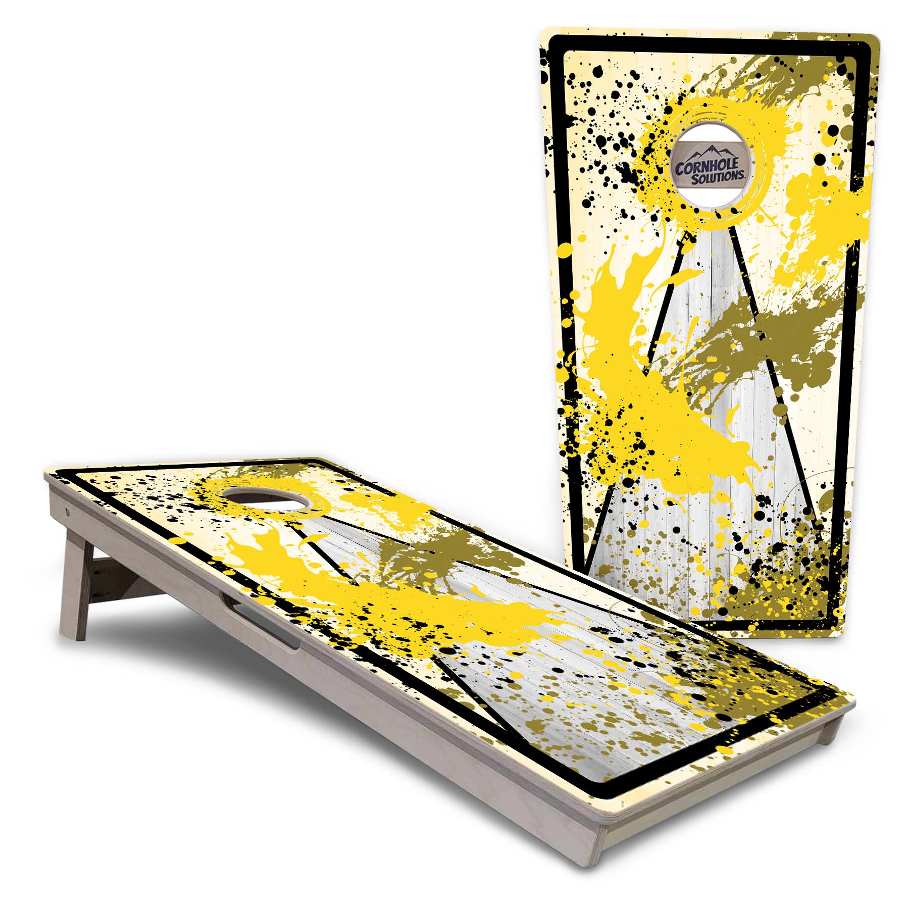 Paint Splatter Cornhole Boards - Professional Tournament Series