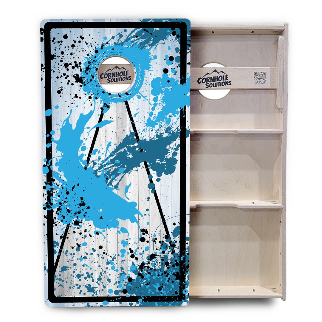 Paint Splatter Cornhole Boards - Professional Tournament Series
