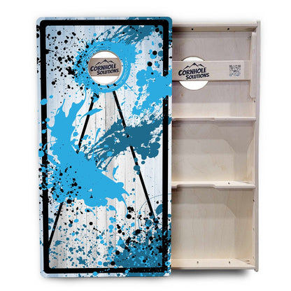 Paint Splatter Cornhole Boards - Professional Tournament Series