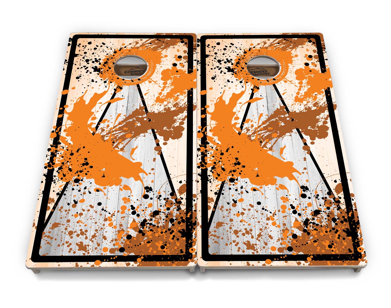 Paint Splatter Cornhole Boards - Professional Tournament Series