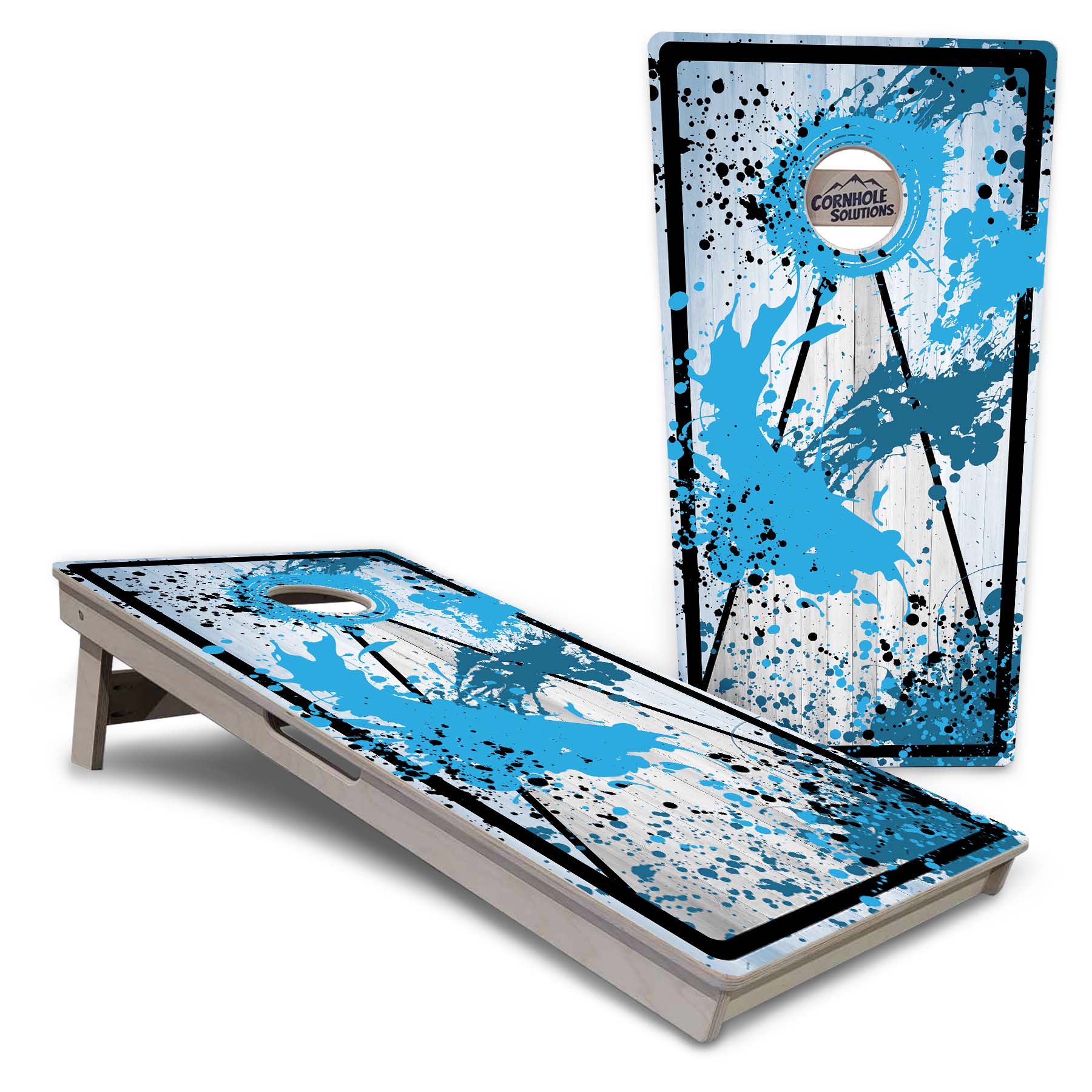 Paint Splatter Cornhole Boards - Professional Tournament Series