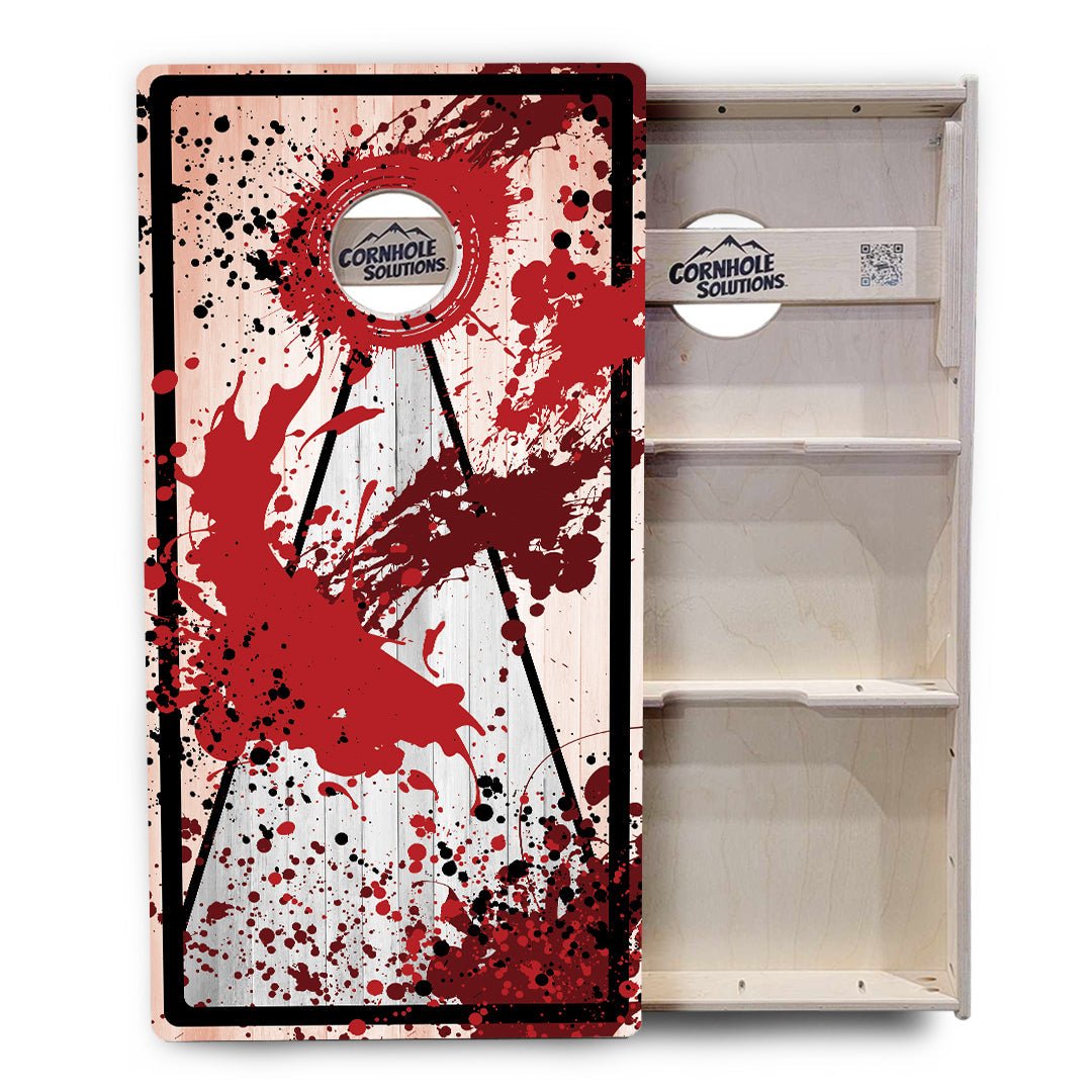 Paint Splatter Cornhole Boards - Professional Tournament Series