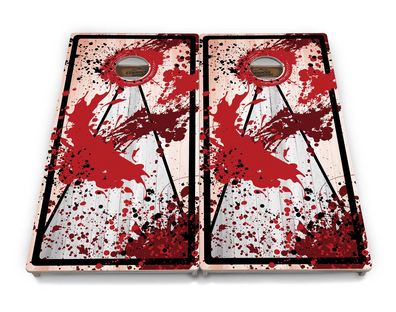 Paint Splatter Cornhole Boards - Professional Tournament Series