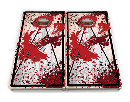 Paint Splatter Cornhole Boards - Professional Tournament Series