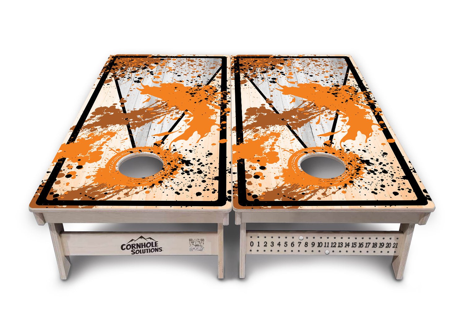 Paint Splatter Cornhole Boards - Professional Tournament Series