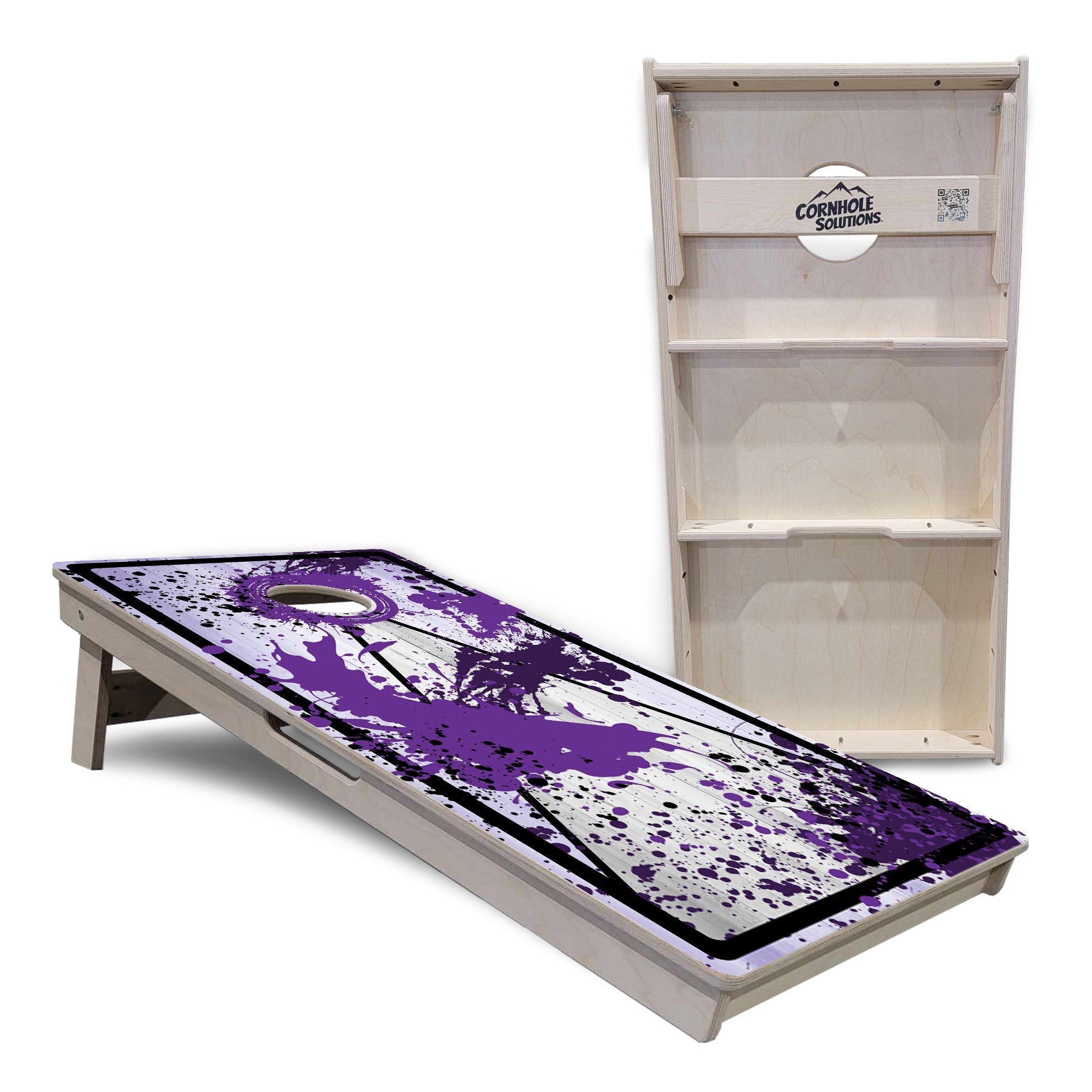 Paint Splatter Cornhole Boards - Professional Tournament Series