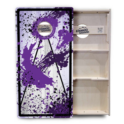 Paint Splatter Cornhole Boards - Professional Tournament Series
