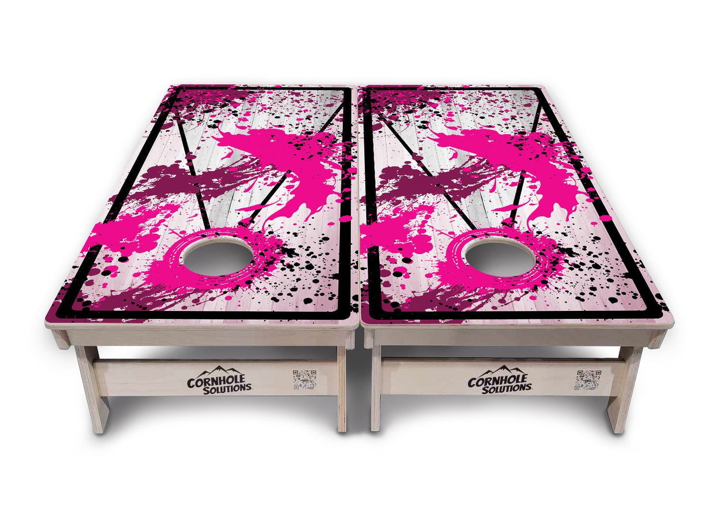 Paint Splatter Cornhole Boards - Professional Tournament Series