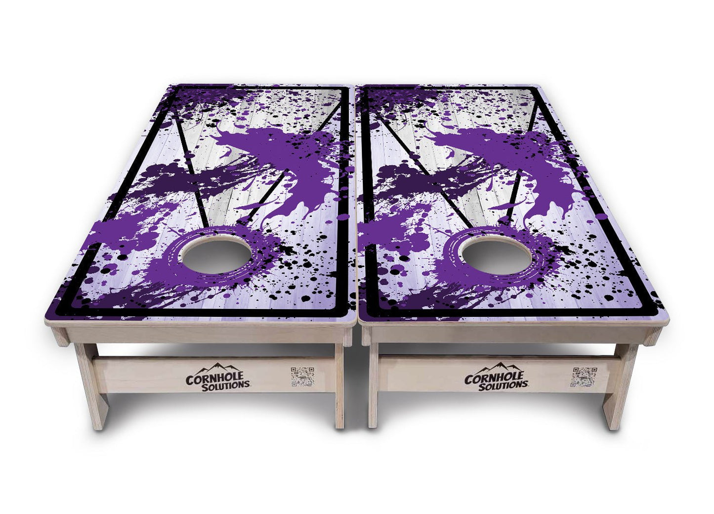 Paint Splatter Cornhole Boards - Professional Tournament Series