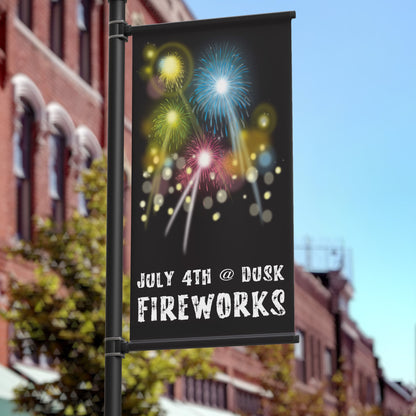 Patriotic 30"x60" Pole Banner