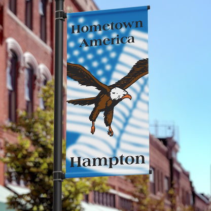 Patriotic 36"x72" Pole Banner, Eagle 1