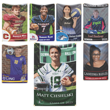 Personalized Senior Photo Banners