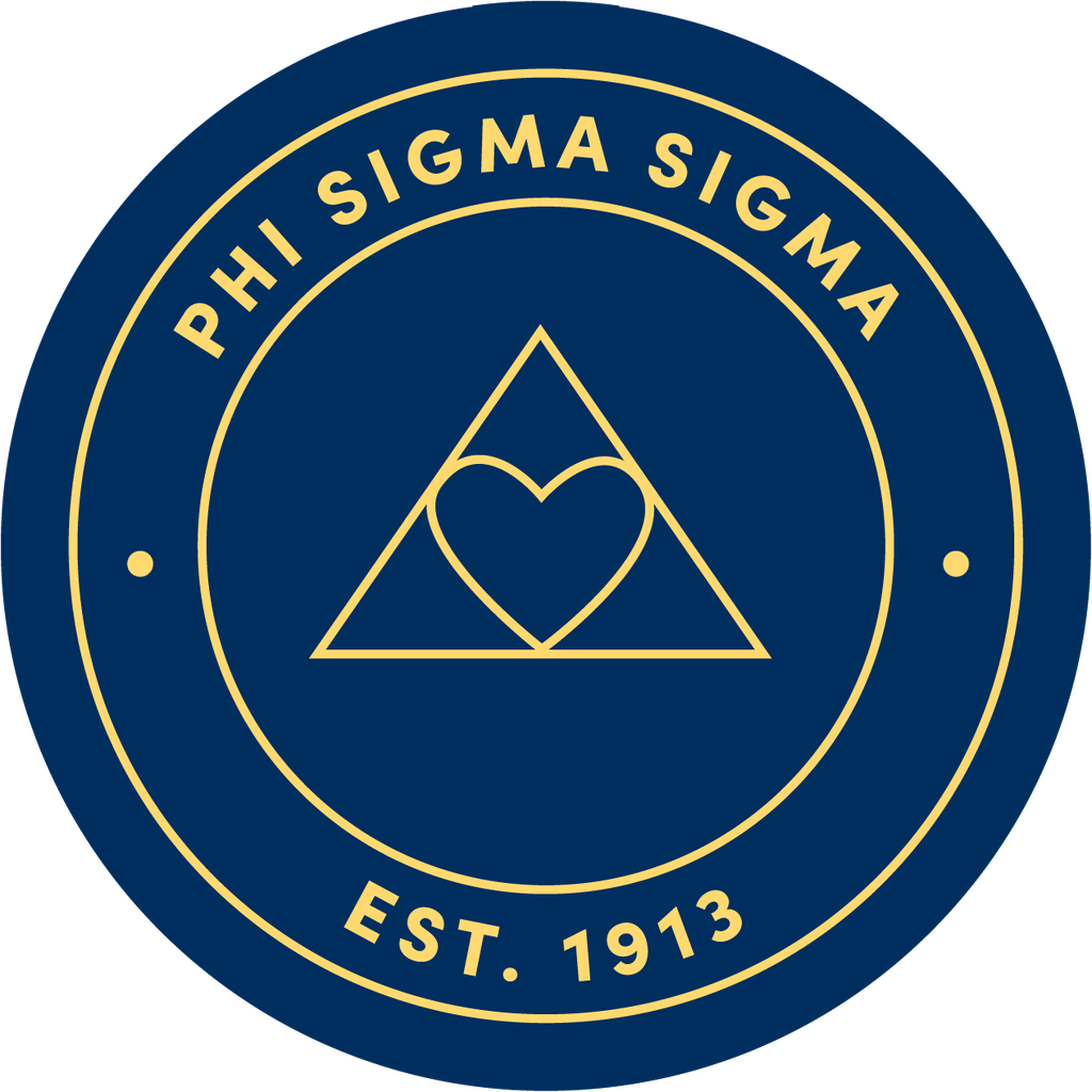Phi Sigma Sigma Sorority Car Decal Sticker - Full Color Circle Logo