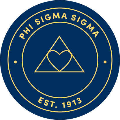 Phi Sigma Sigma Sorority Car Decal Sticker - Full Color Circle Logo